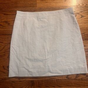 J.Crew Straight Seersucker Skirt - Size 14 - NWT